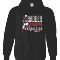 BYF-Black Cotton Hooded Sweatshirt